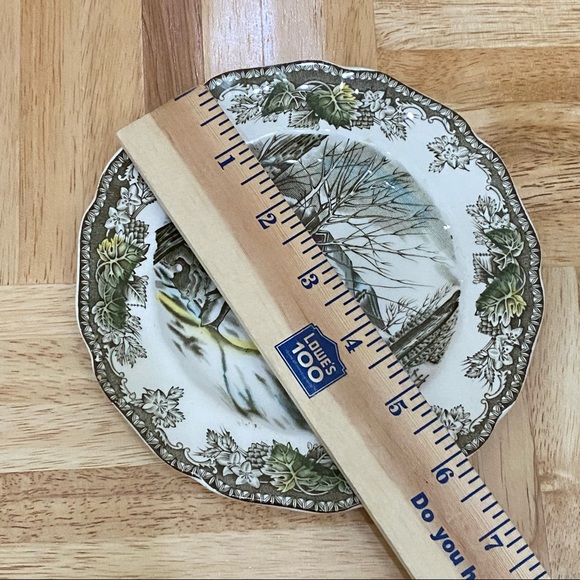 6pcs Vintage Johnson Bros Friendly Village Sugar Maples 6" Bread & Butter Plate - Picture 5 of 12